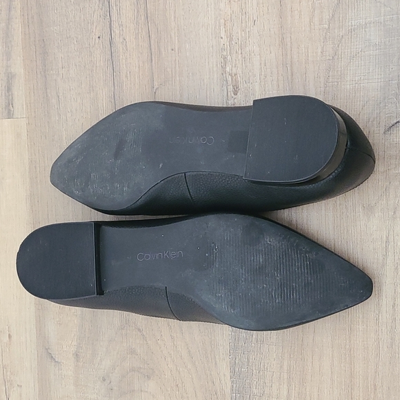 Calvin Klein structured flats sz 7 - Picture 2 of 4